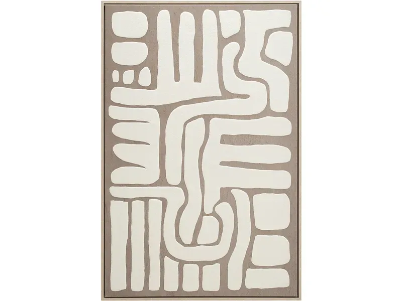 Strukturierte Leinwand BAKU 1 Stück mehrfarbig 90x60x3cm
