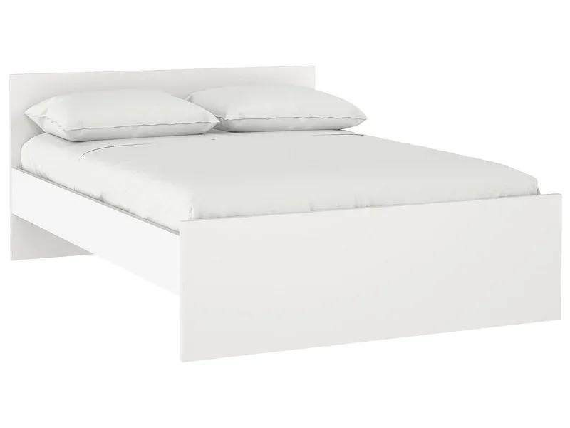 Bett NAIA 140x200cm spanplatte weiss