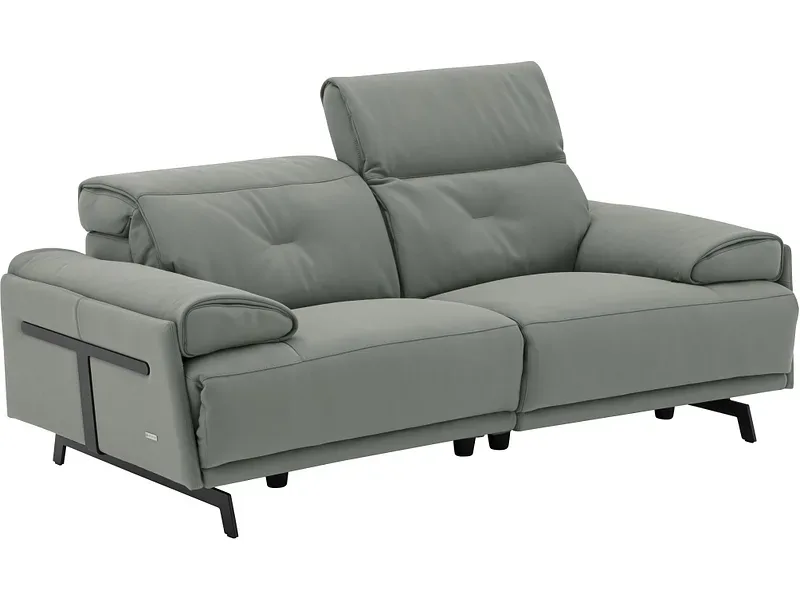 2er Sofa CAMPO DE FIORI SIENA Echtleder dunkelgrün