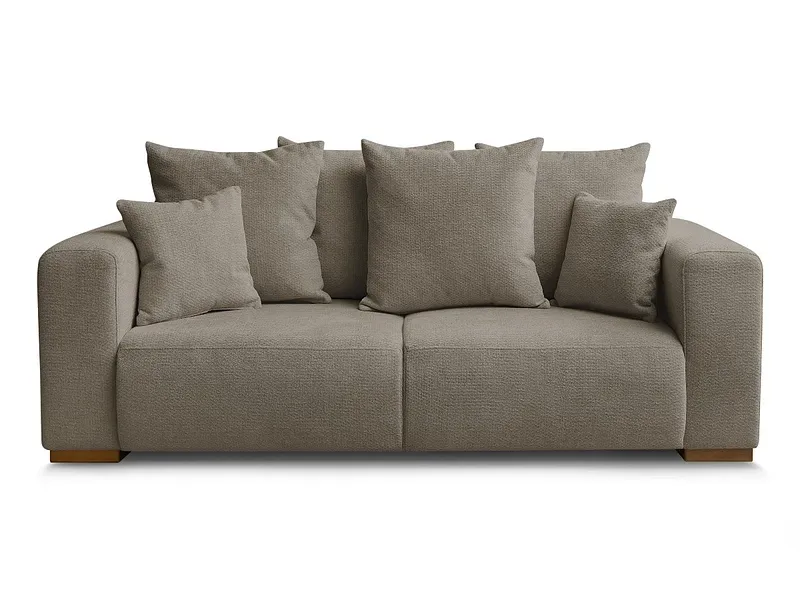 2er Sofa BOBOCHIC SIDONIE Stoff chiniert taupe