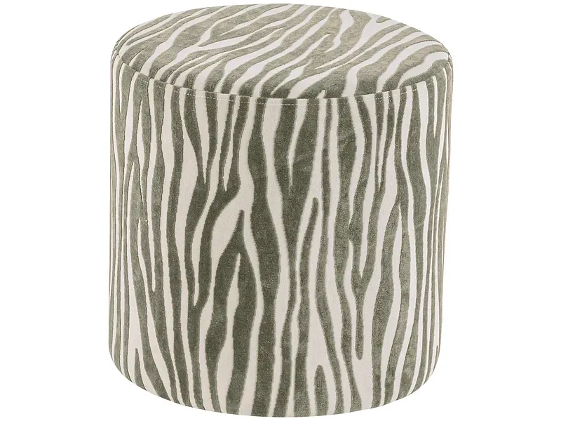Hocker AYLA 40x40x40cm stoff / samt grün