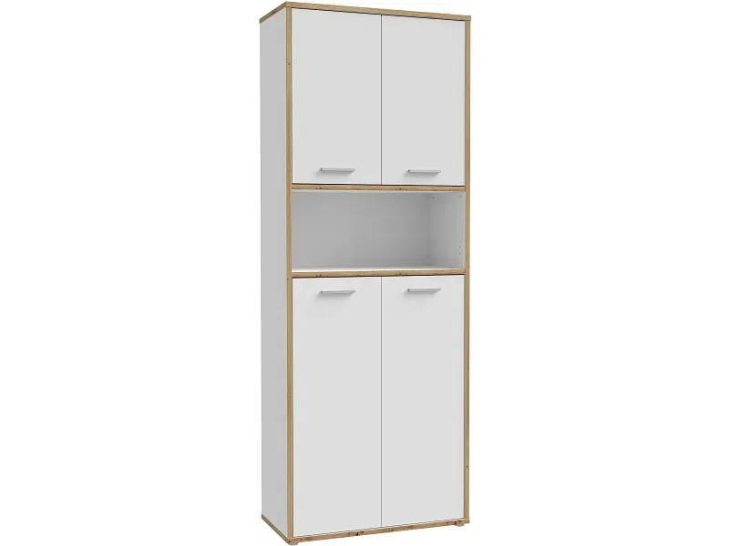 Bibliothek FLEX OFFICE 84.5x41.5x226.5cm spanplatte