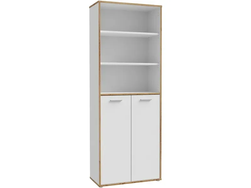 Bibliothek FLEX OFFICE 84.5x41.5x226.5cm spanplatte
