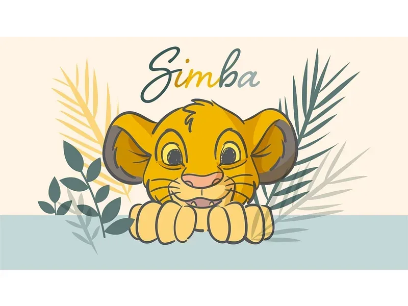 Kinderteppich DISNEY LE ROI LION 45x70cm