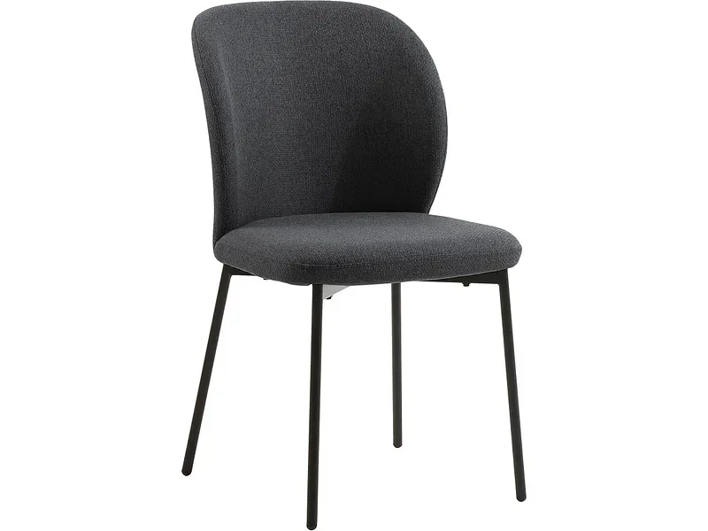 Stuhl MARIA Stoff grau