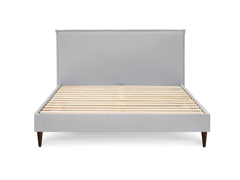 Bett BOBOCHIC SARY 180x200cm stoff hellgrau