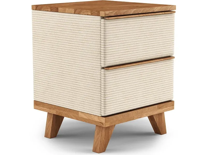 Nachttisch SWISS HOME STYLE ONYX 43x45x57cm beige massives holz