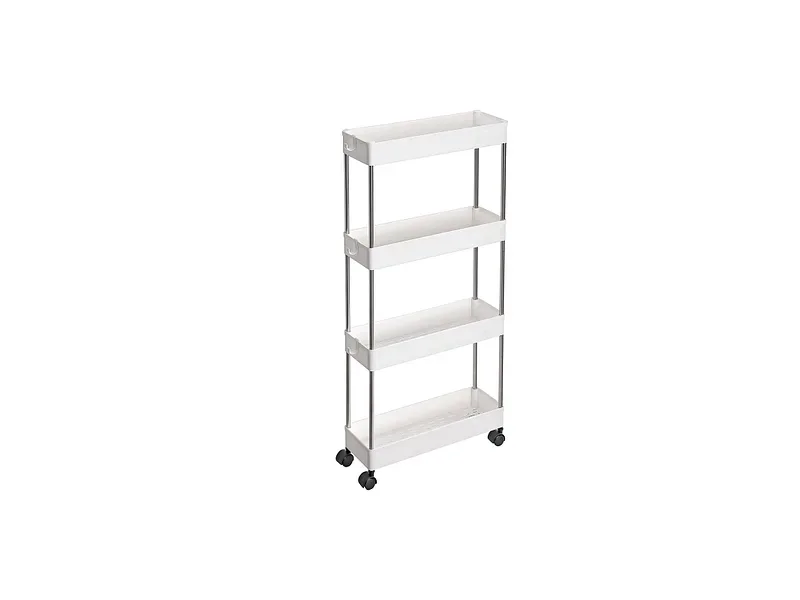SONGMICS Küchenwagen CHARLY 12.5x40x86cm weiss