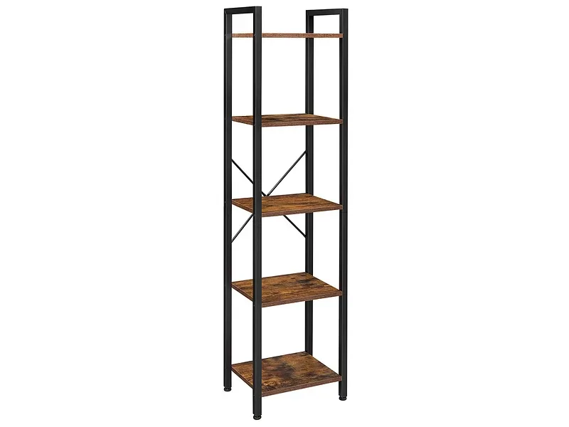 SONGMICS Regal RUSTIK 39.6x30x154cm spanplatte