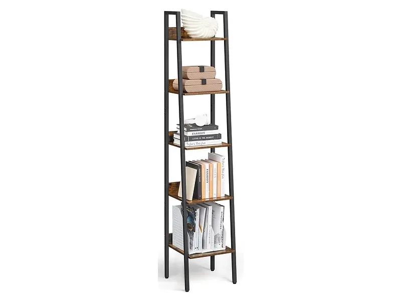 SONGMICS Regal RUSTIK 33.8x30x170cm spanplatte