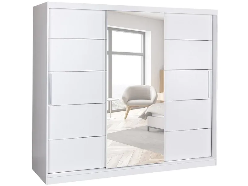 Schwebetürenschrank AVILA weiss 3 Türen