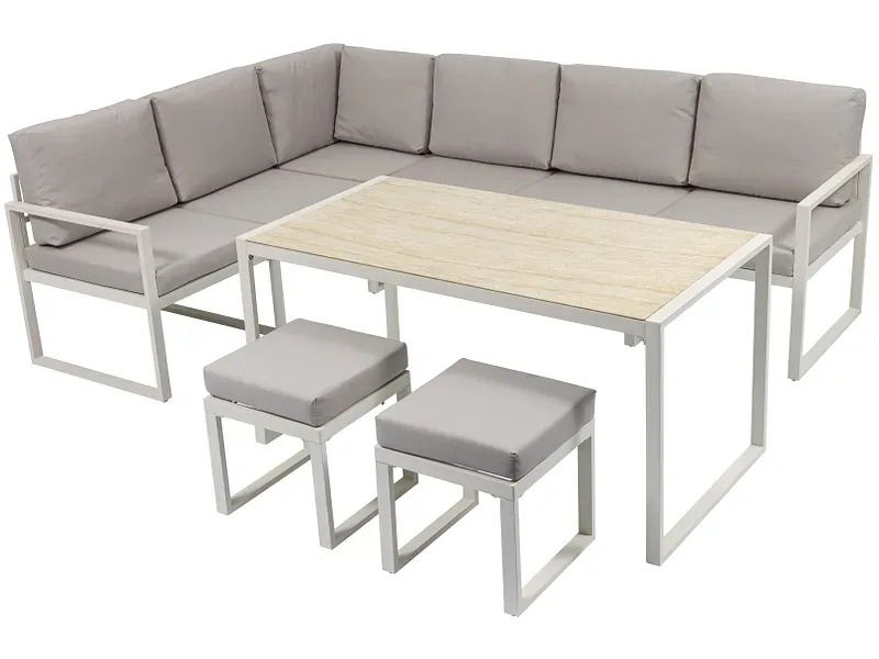 Garten-Set SAMY Edelstahl beige