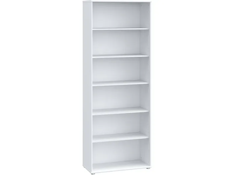 Bibliothek TEMPRA 73.7x34.8x197.5cm weiss