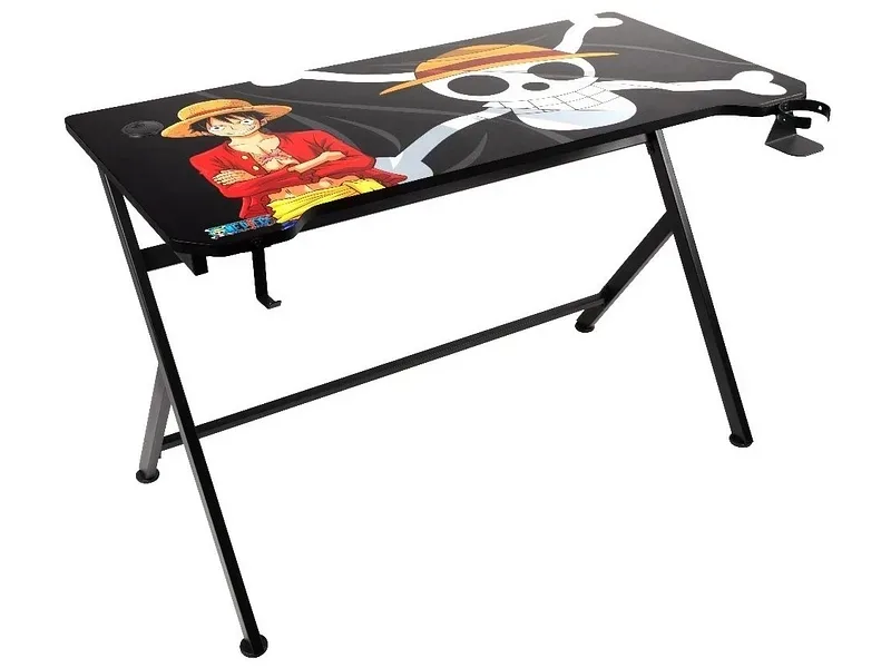 Gaming Schreibtisch KONIX ONE PIECE 60x120x78cm schwarz