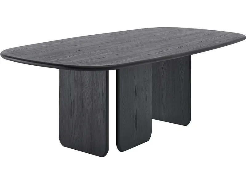 Tisch BOLOGNA 220x110x76cm schwarz