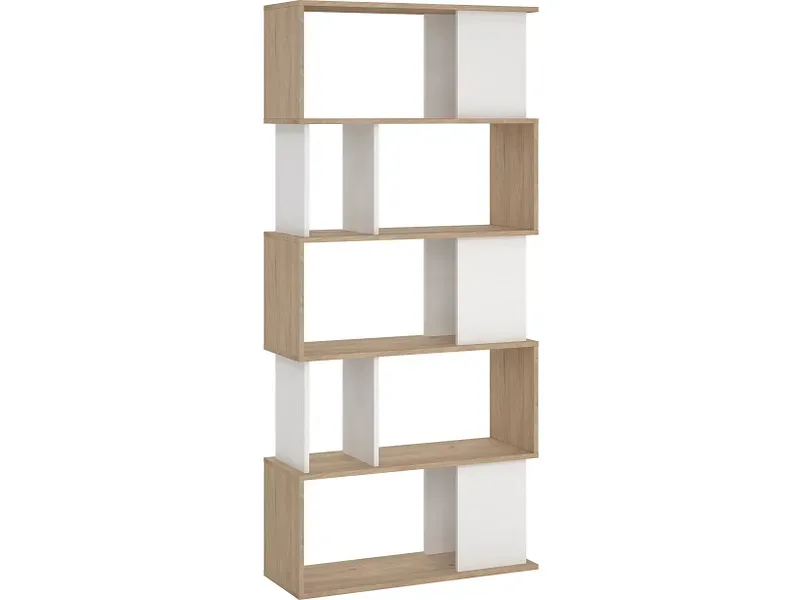Regal MAZE 80x29.5x173.5cm spanplatte dekor
