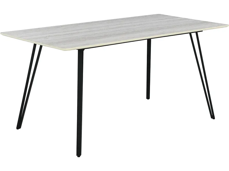 Tisch IVOIRE 160x80x75cm elfenbein