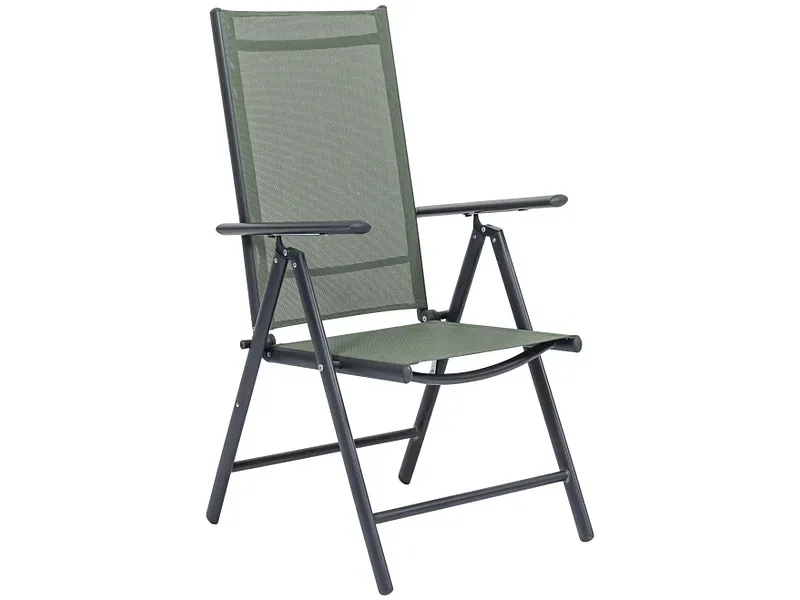 Verstellbarer Gartensessel COLOR Aluminium grün