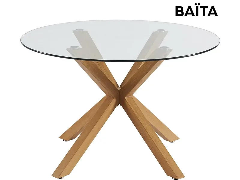 BAÏTA Tisch HARRY 120x120x75cm durchsichtig