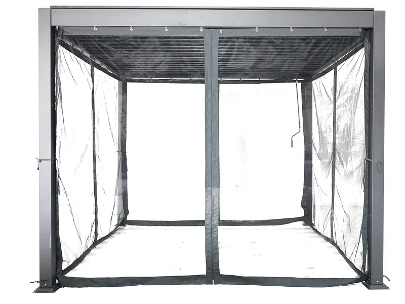 Moskitonetz HOLBOX 282x227.5cm durchsichtig grau