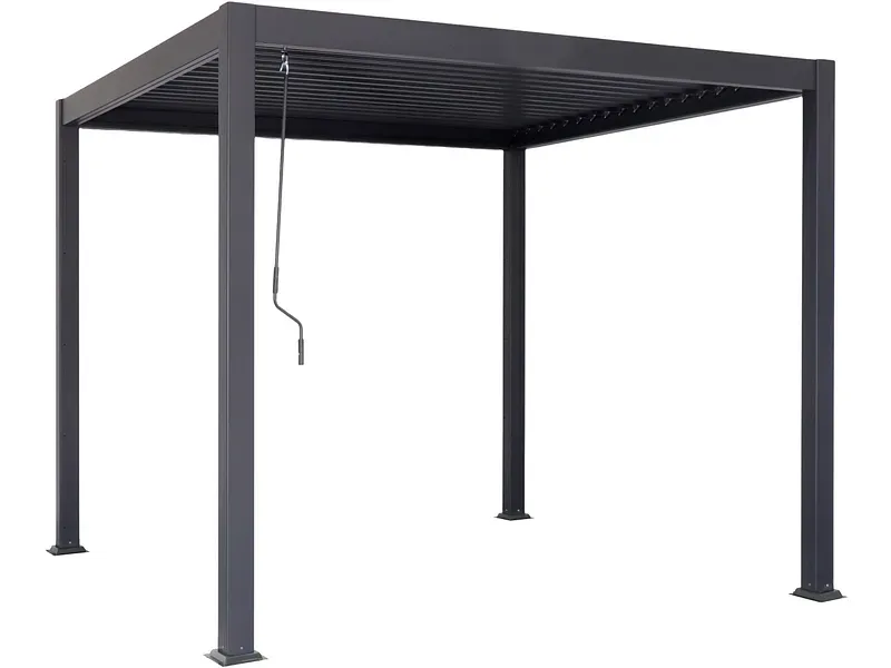 Pergola HOLBOX 300x300x240cm grau