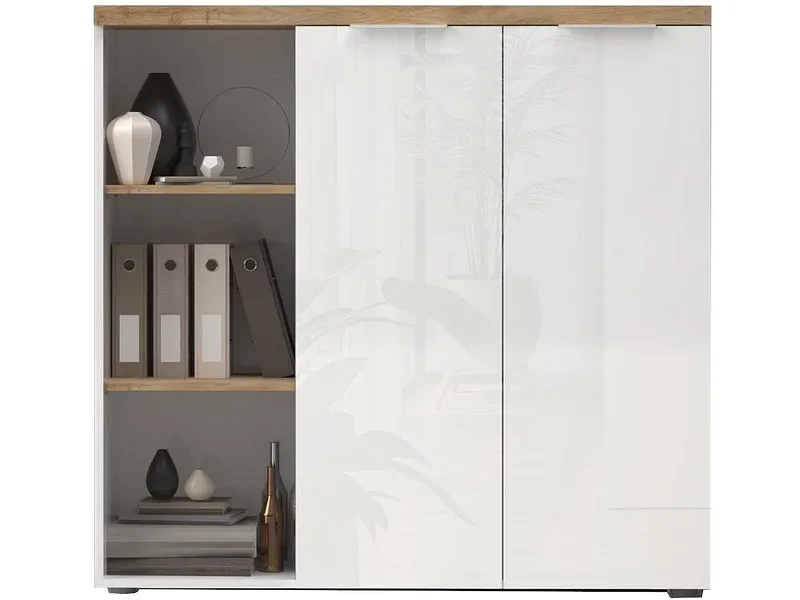Bibliothek EASY OFFICE 34x120x115cm melamin
