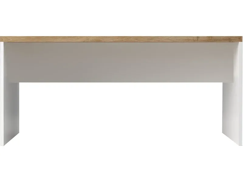 Schreibtisch EASY OFFICE 75x160x75cm weiss lackiert