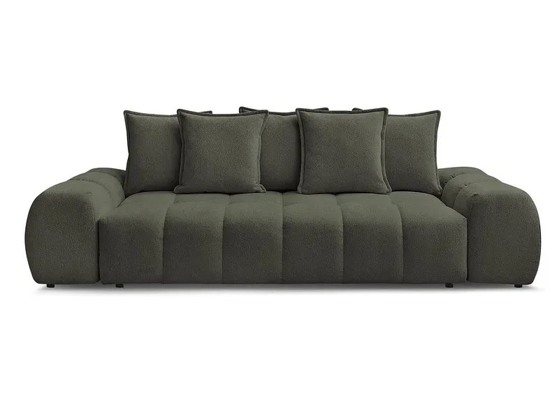 3er Sofa BOBOCHIC EVEREST Stoff chiniert grün
