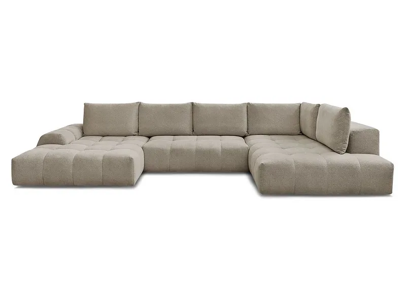 Wohnlandschaft BOBOCHIC EVEREST Stoff chiniert taupe