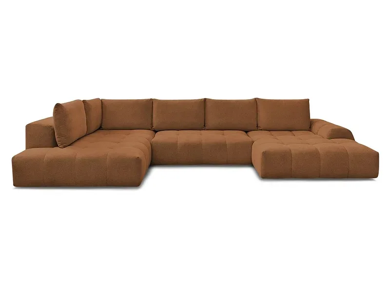 Wohnlandschaft BOBOCHIC EVEREST Stoff chiniert orange