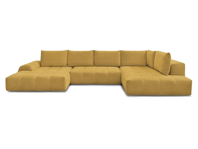 Wohnlandschaft BOBOCHIC EVEREST Stoff chiniert gelb