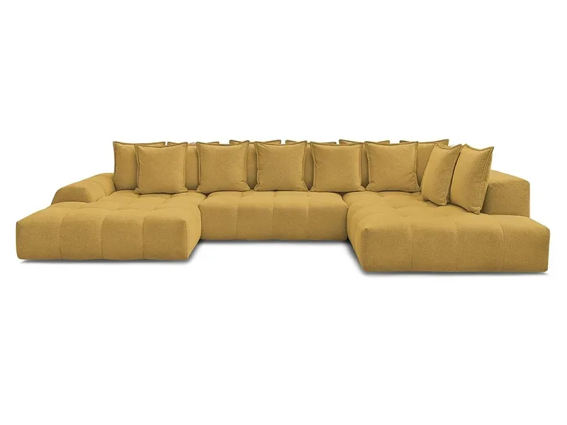 Wohnlandschaft BOBOCHIC EVEREST Stoff chiniert gelb