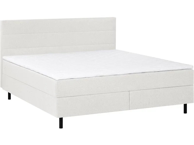 Boxspringbett ROOKIE beige 160x200cm flexibel