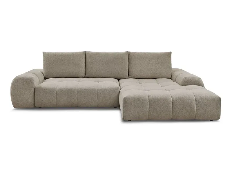 Ecksofa BOBOCHIC EVEREST Stoff chiniert taupe