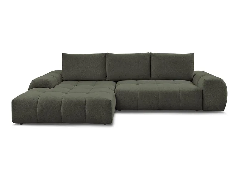 Ecksofa BOBOCHIC EVEREST Stoff chiniert grün