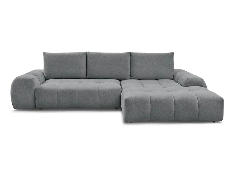 Ecksofa BOBOCHIC EVEREST Stoff chiniert dunkelgrau