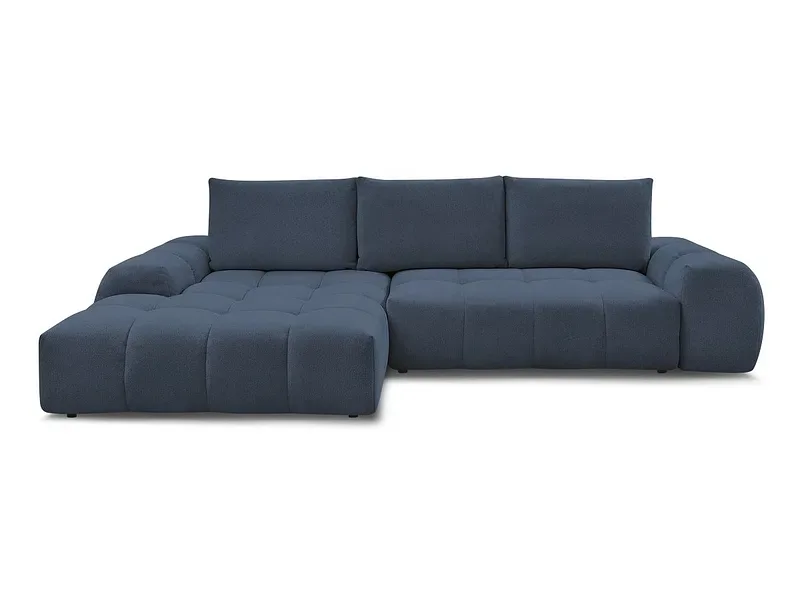 Ecksofa BOBOCHIC EVEREST Stoff chiniert dunkelblau