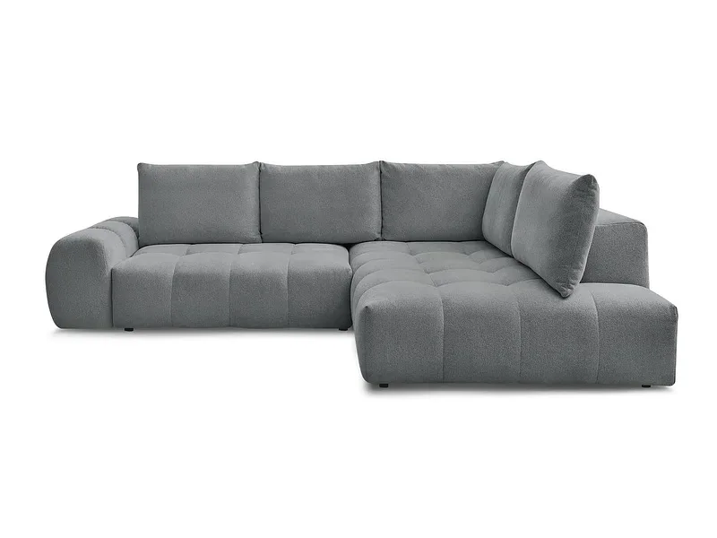 Ecksofa BOBOCHIC EVEREST Stoff chiniert dunkelgrau