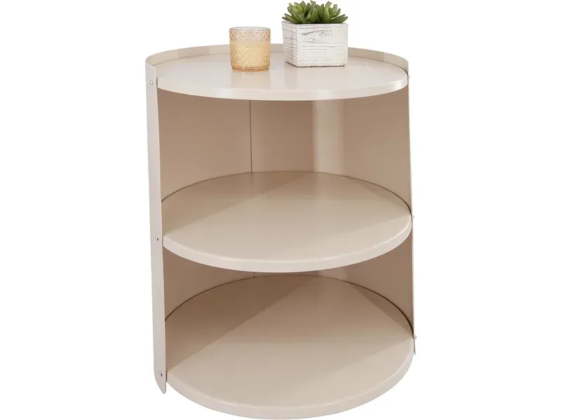 Beistelltisch VELA 35x35x48cm beige