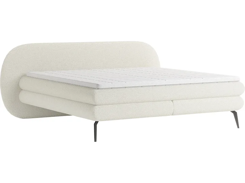 Boxspringbett WERNIGHT OVO cream 180x200cm flexibel