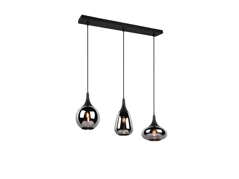 Hängelampe LUMINA 19.5x150cm 40W schwarz