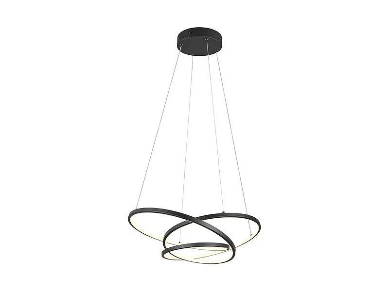 Hängelampe DARVIN LED variable Intensität 49x150cm 34W schwarz