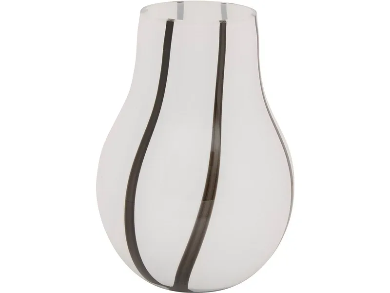 Vase PIERO 15x15x20.5cm weiss