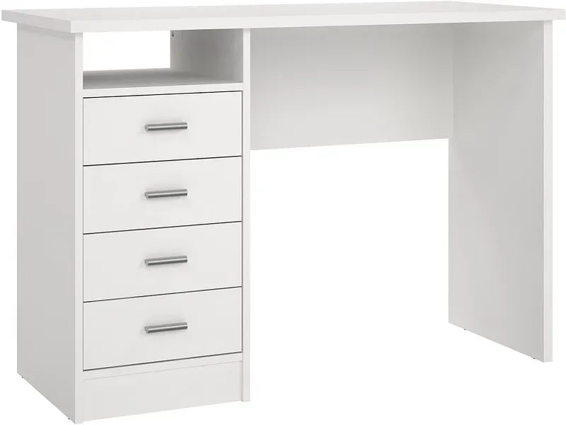 Schreibtisch LEO 48.5x110x76cm weiss