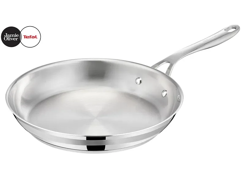 JAMIE OLIVER TEFAL Bratpfanne COOK SMART Ø28cm polypropylen silber