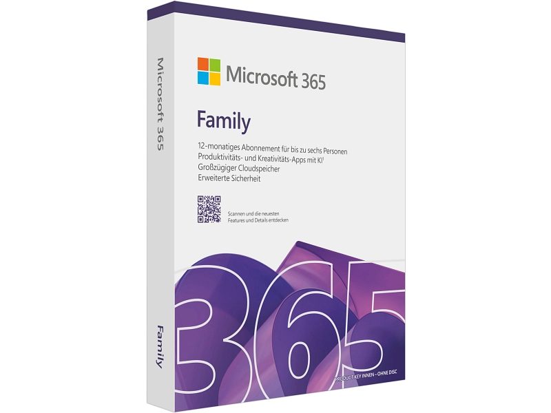 MICROSOFT Bürotechnik 365 Family, deutsch