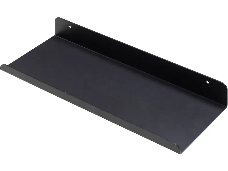 Regal für Akustikplatten IRON schwarz 12x30x4cm