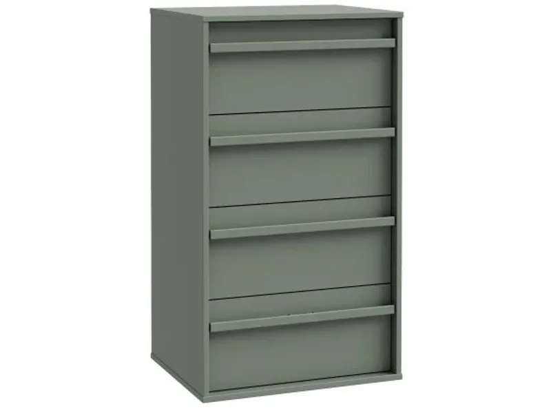 Kommode CANCHOA 4 Schubladen 42x53.4x94.4cm grün dekor