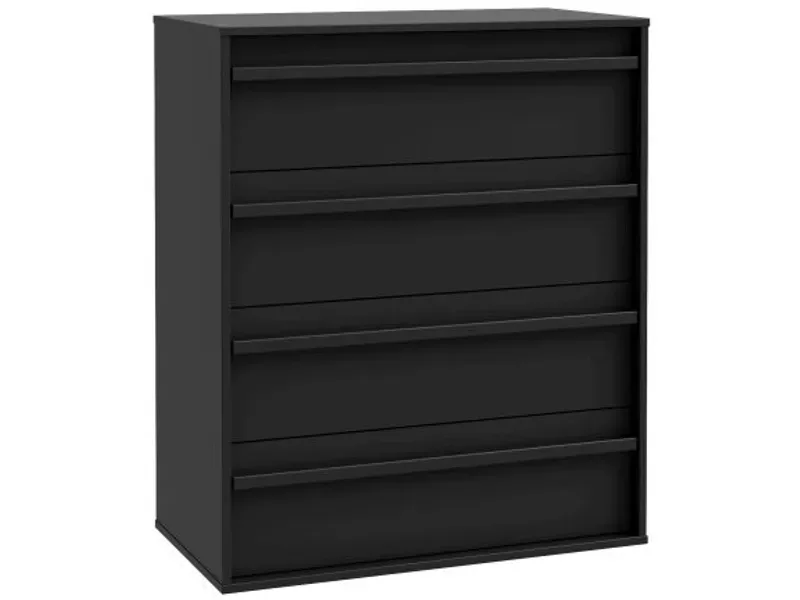 Kommode CANCHOA 4 Schubladen 42x78.4x94.4cm schwarz dekor