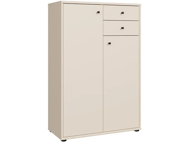 Kommode TEMPRA 2 2 Türen 2 Schubladen 34.8x73.7x111.1cm sand dekor